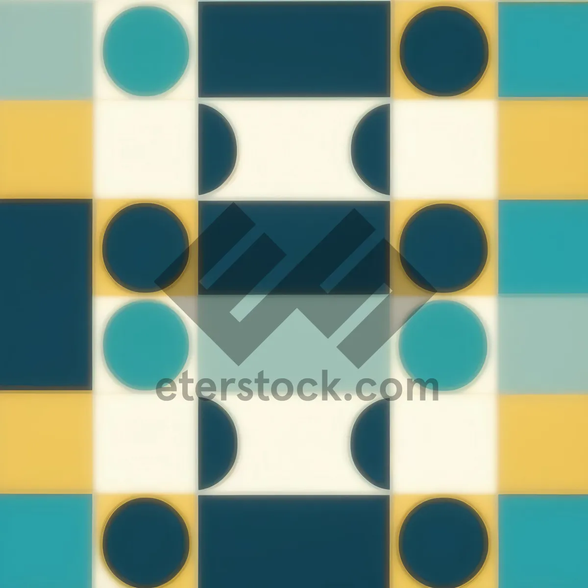 Picture of Colorful modern circle pattern design wallpaper.