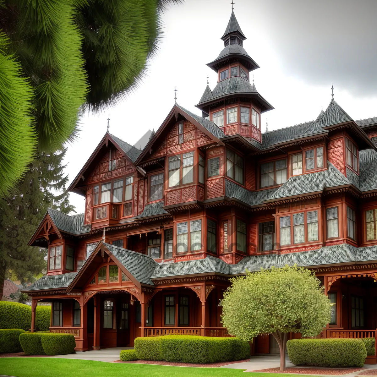 Picture of Historic Villa with Beautiful Brick Roof