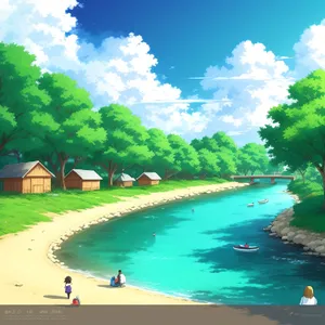 Aqua Paradise: Serene Beach Resort Retreat