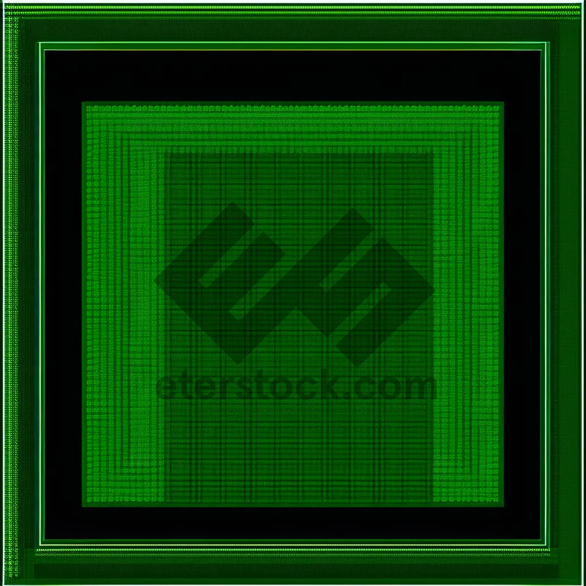 Picture of Vintage Grunge Oscilloscope Frame - Textured Retro Design