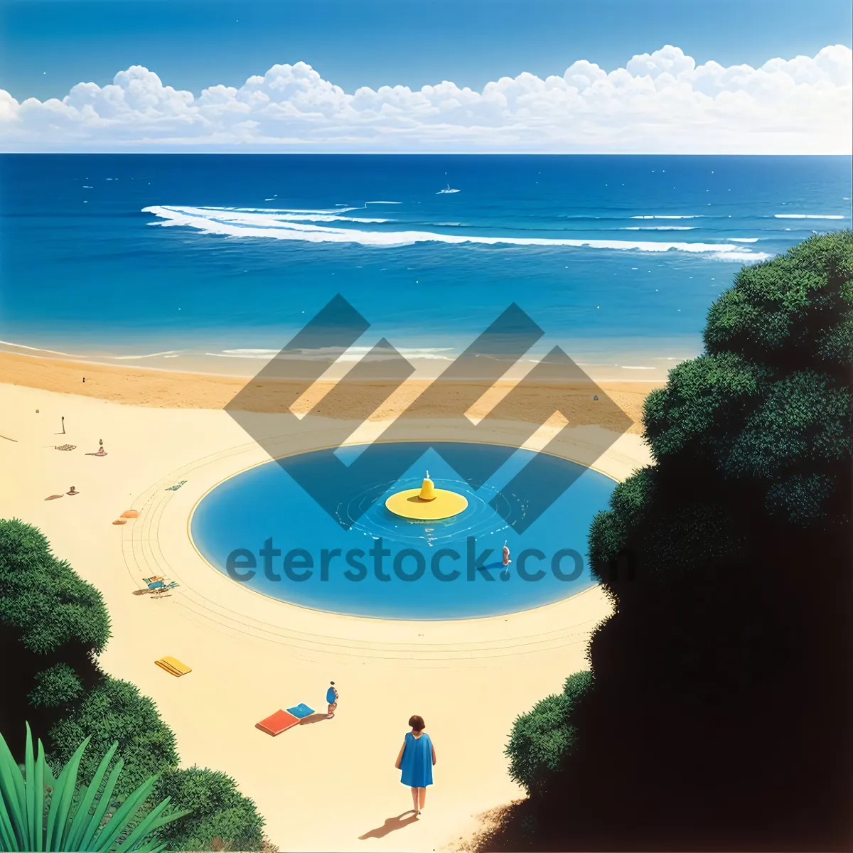 Picture of Serene Tropic Coastal Oasis