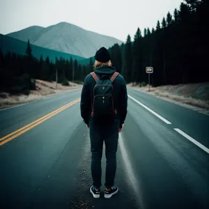 Mountain Road Adventure on Unicycle