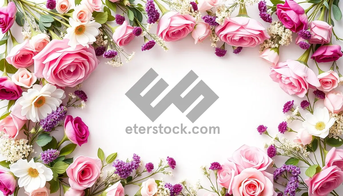 Picture of Floral Summer Love Card Design Element