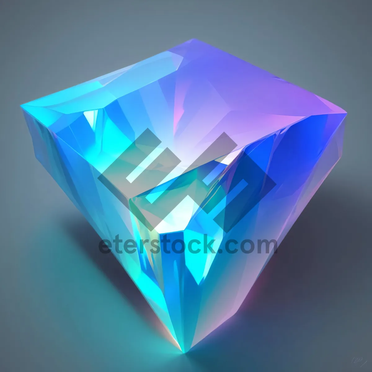 Picture of Shining Gem 3D Symbol Graphic Design