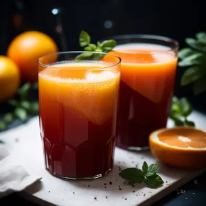 Healthy Fruit Salad with Fresh Tomatoes and Oranges
