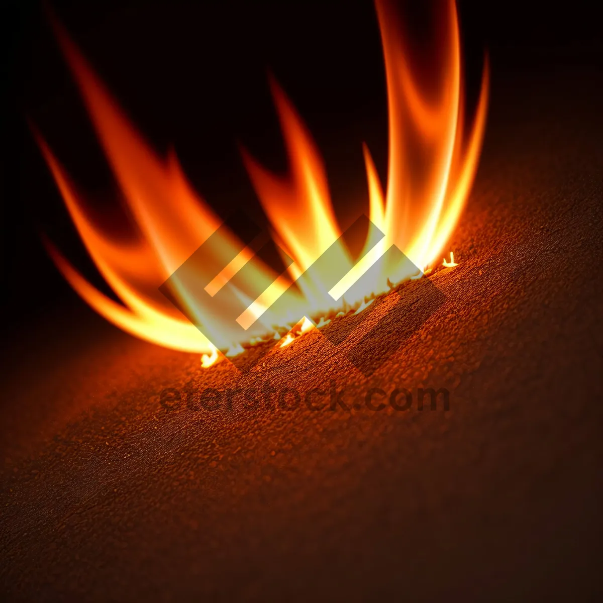 Picture of Fiery Glow: A Dynamic Blend of Flames and Heat