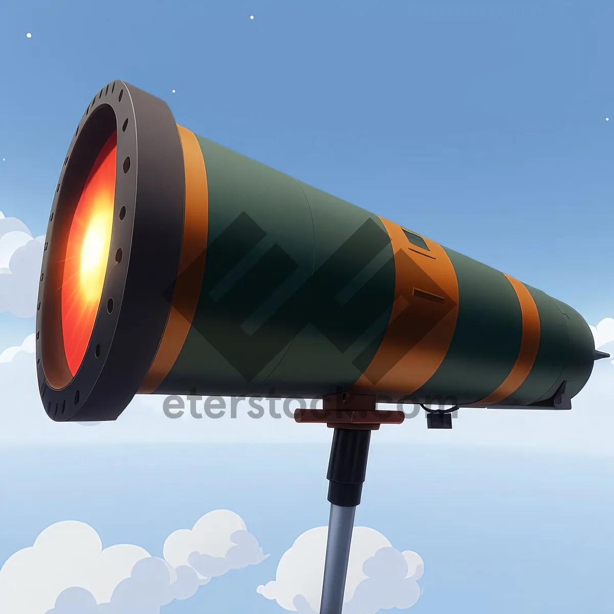 Picture of Sky-Horn: Acoustic Foghorn Device in Field