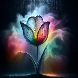 Iridescent Rainbow Tulip