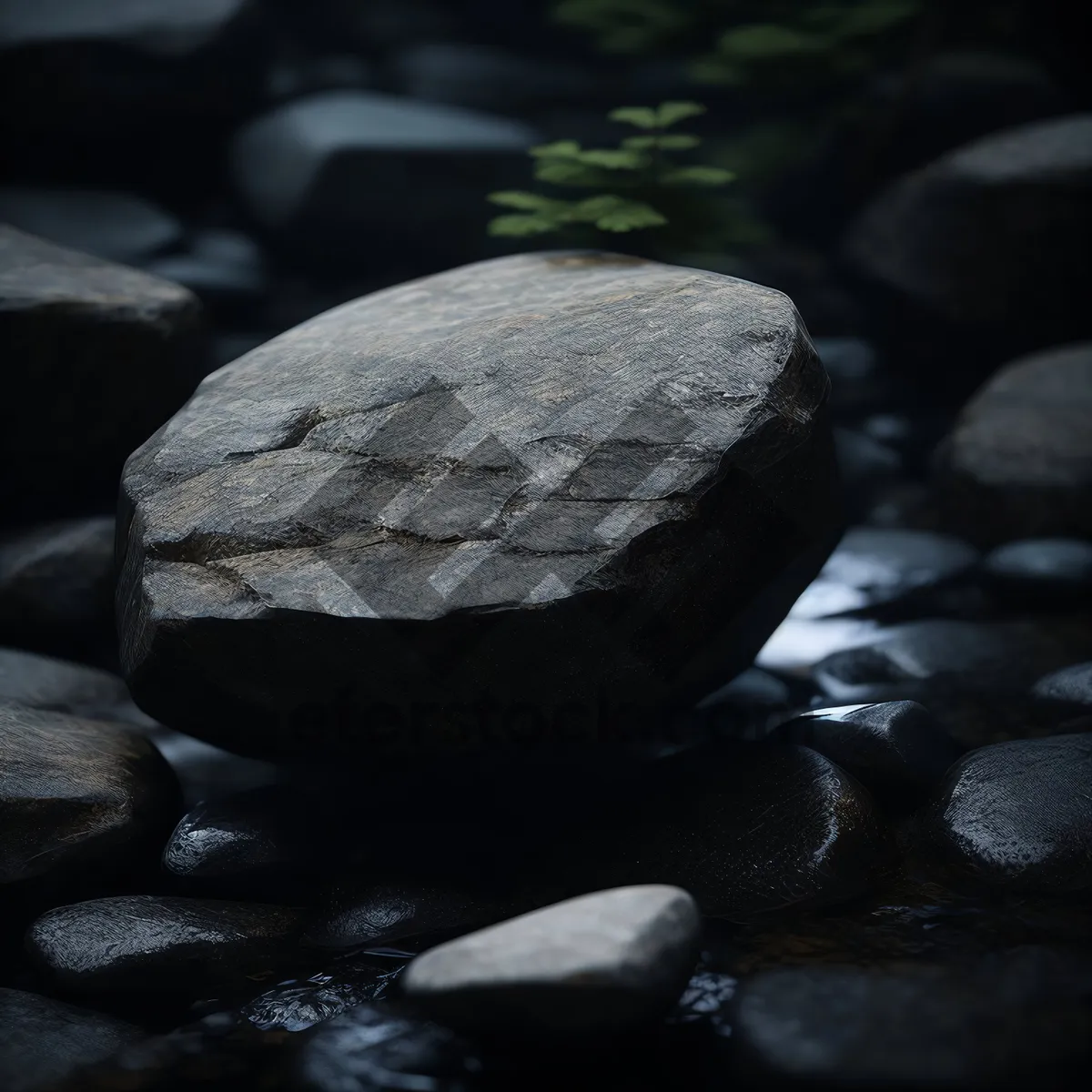 Picture of Water Rock Turtle Barnacle Mussel Wildlife Habitat