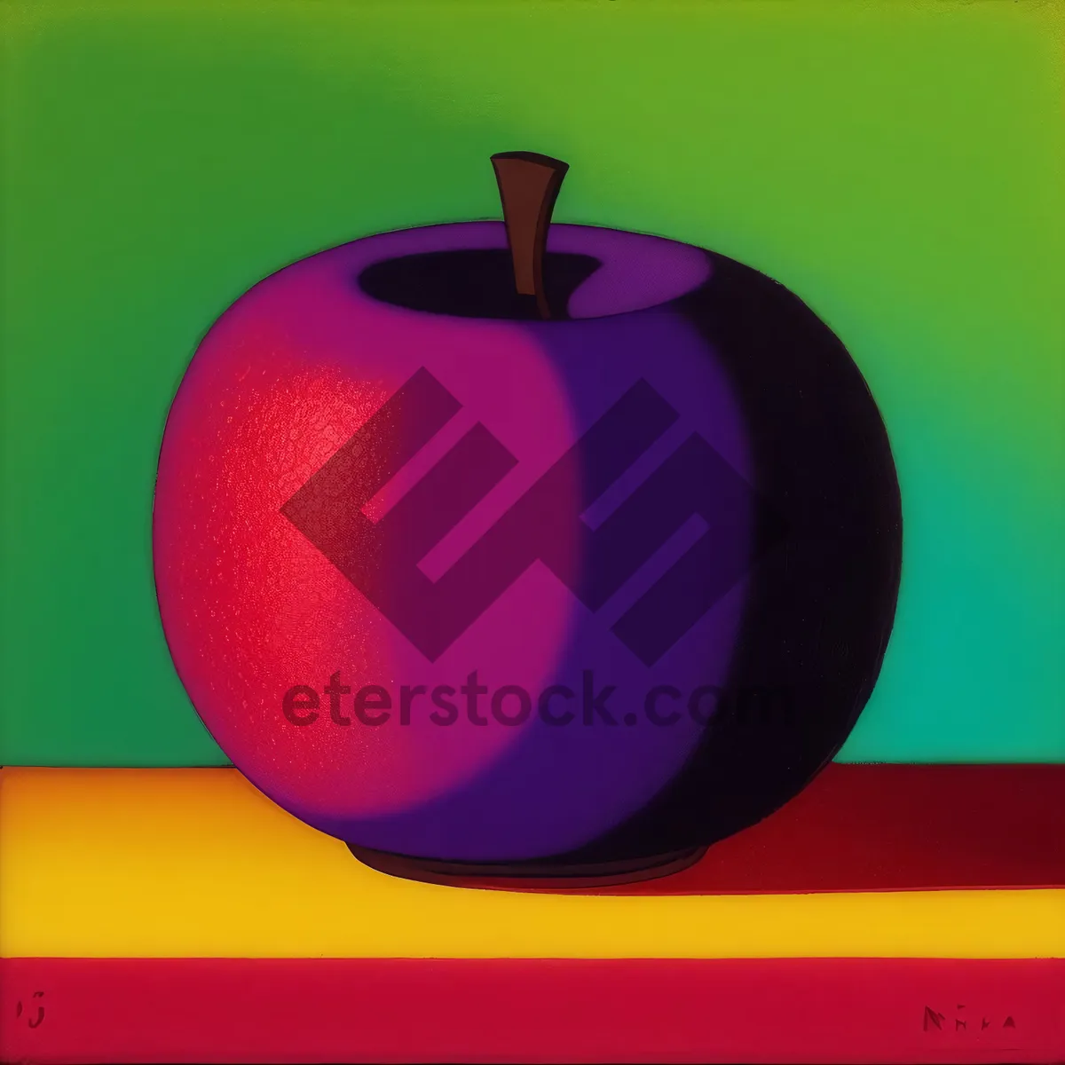 Picture of Fresh and Juicy Organic Apple for Healthy Snacking