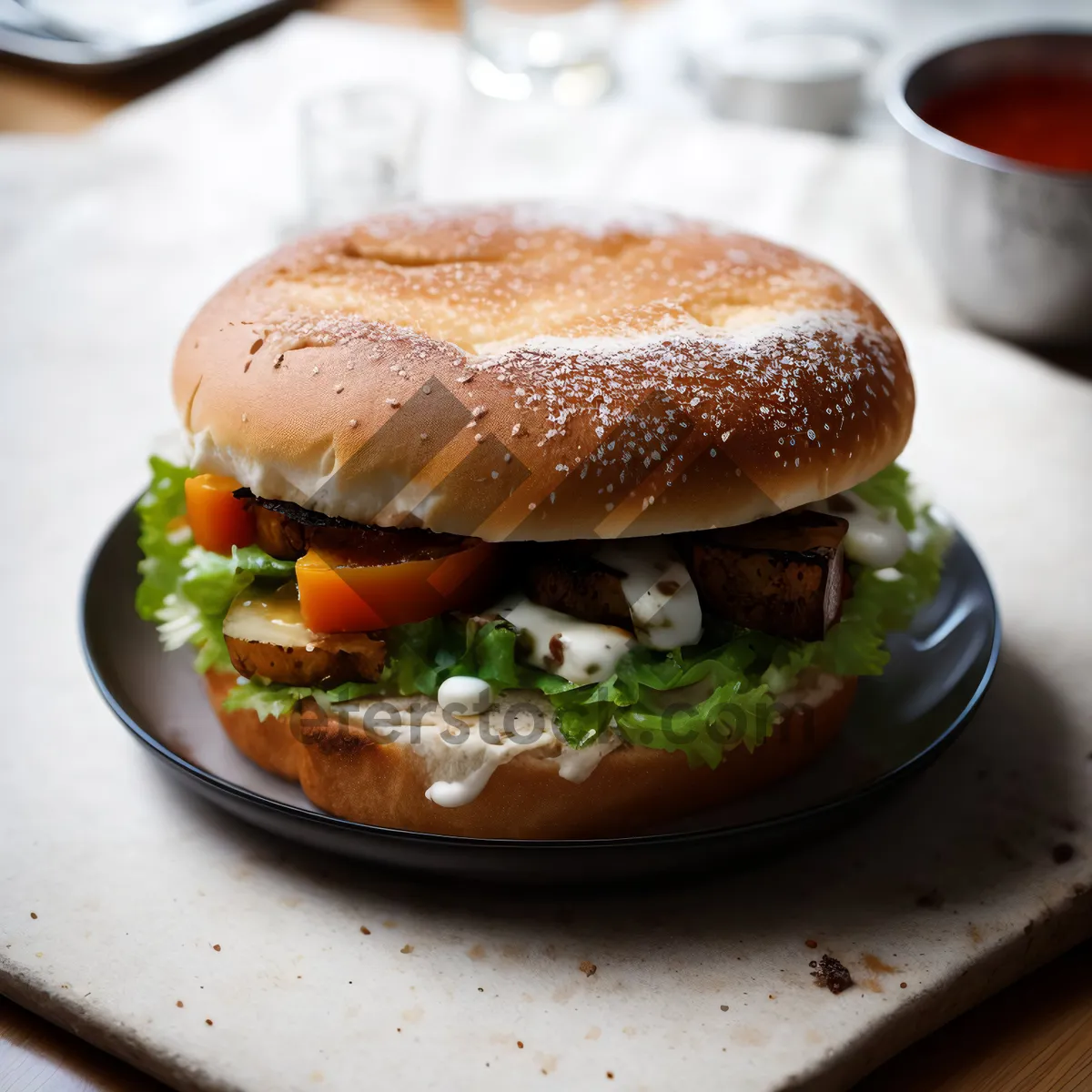 Picture of Healthy Grilled Chicken Salad with Fresh Vegetables