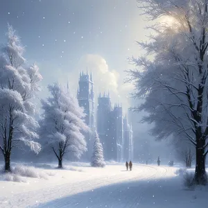 Winter Wonderland: Frozen Forest Serenity
