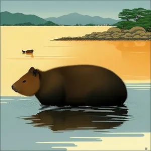 Majestic Hippo Basking in Coastal Waters"

(Note: It is important to note that image alt text is typically used for accessibility purposes, rather than SEO. However, I have provided a descriptive image name based on the given tags.)