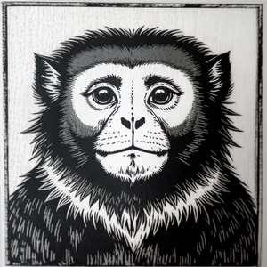 Black Masked Face Portrait