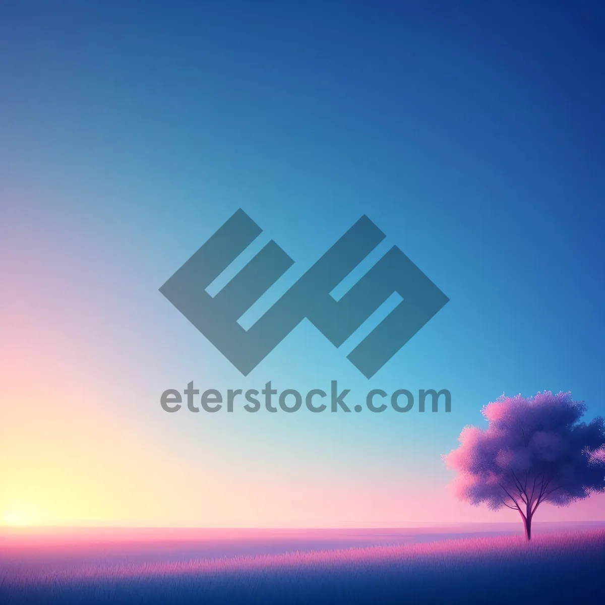 Picture of Idyllic Summer Sky with Soft Clouds