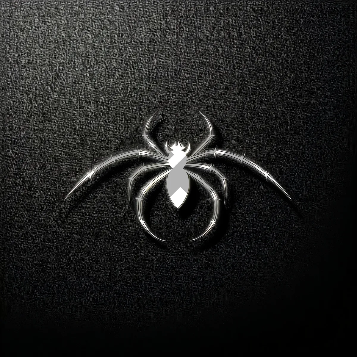 Picture of Black Arachnid Knot Restraint: Spider Web Fastener