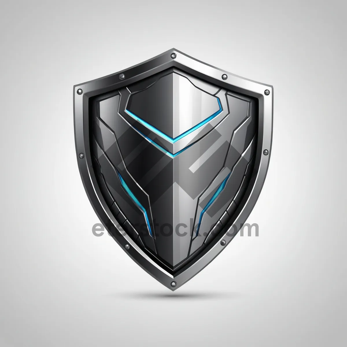 Picture of Shiny 3D Metal Icon Button Design