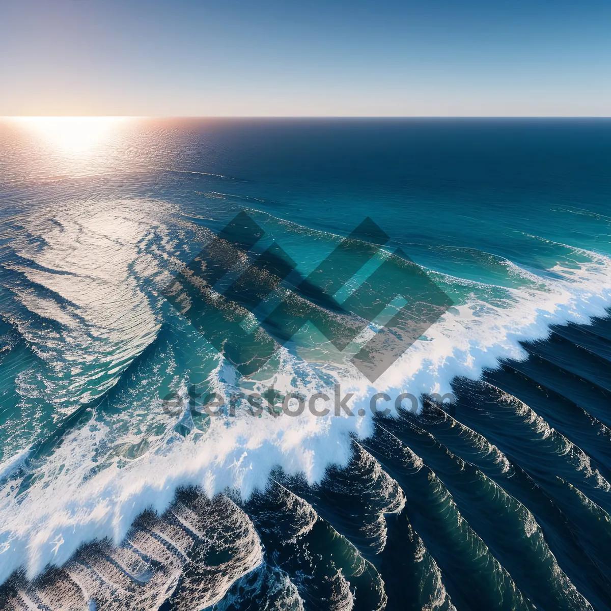 Picture of Serenity at Sunset: Coastal Bliss