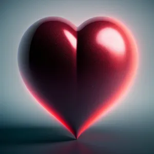 Shiny Heart Icon: Colorful Symbol of Love and Romance