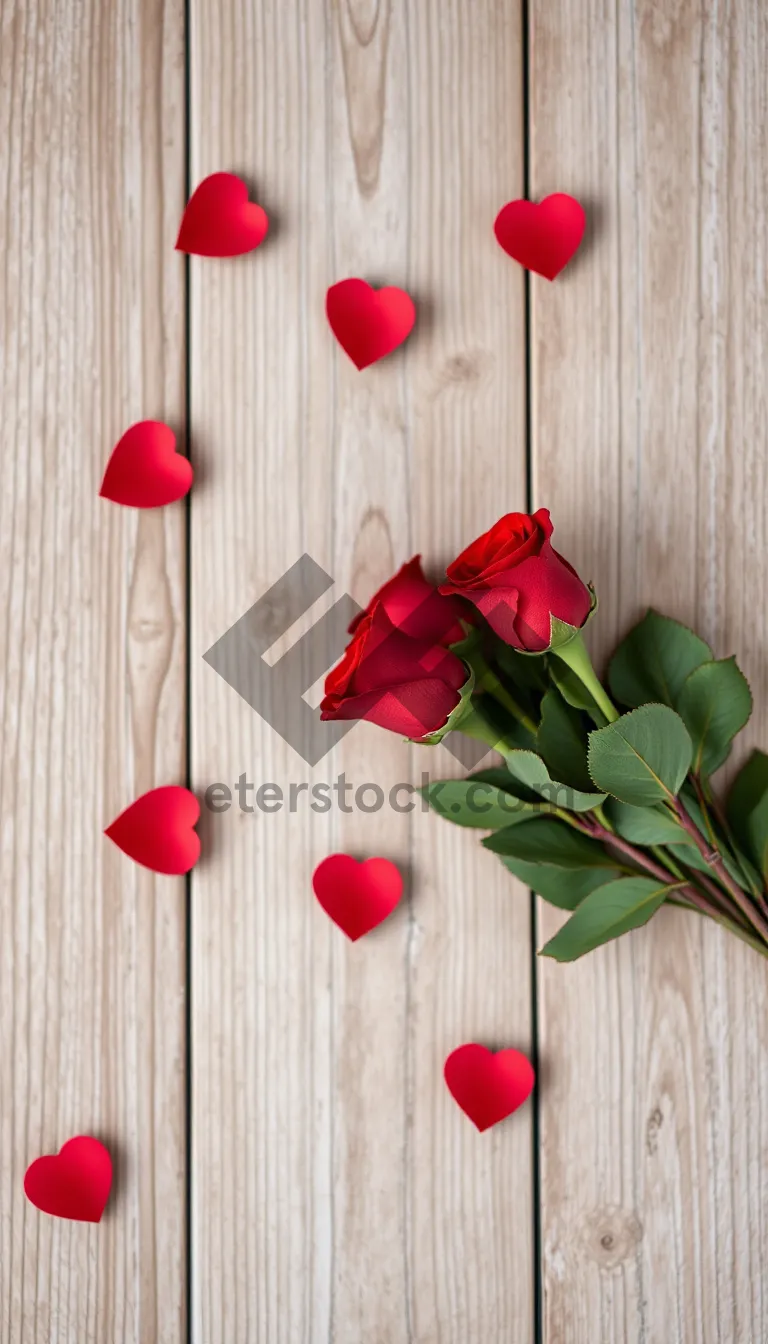 Picture of Spring Bouquet of Pink Roses and Tulips