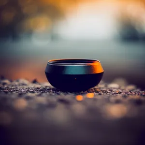 Hot Japanese Black Tea in Glass Cup