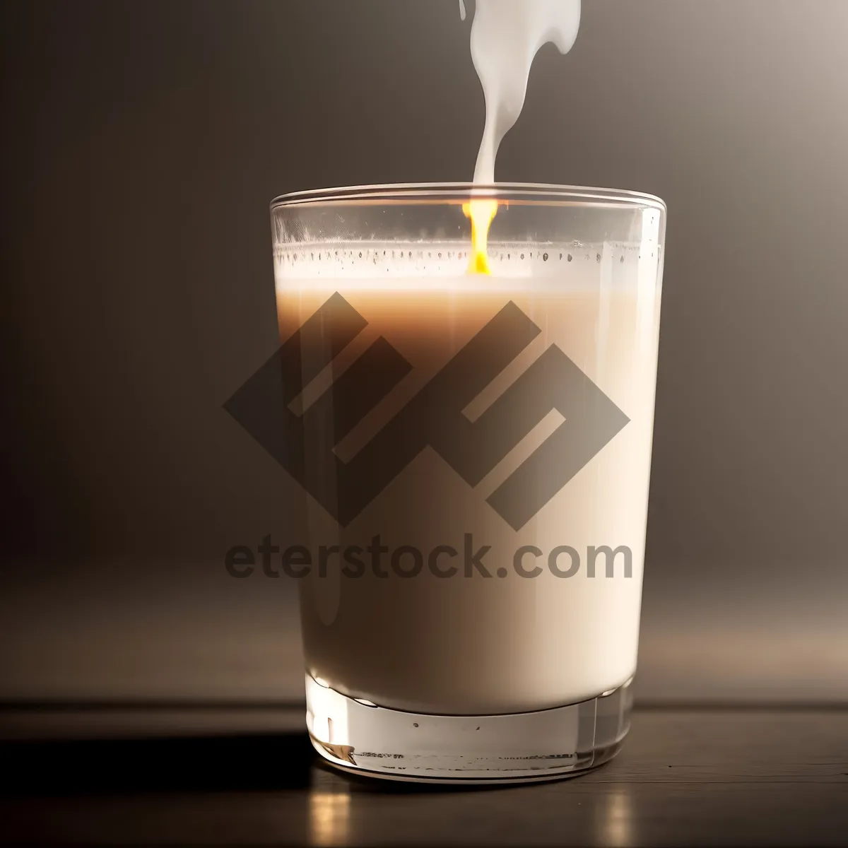 Picture of Refreshing Chocolate Milkshake with Foamy Cream