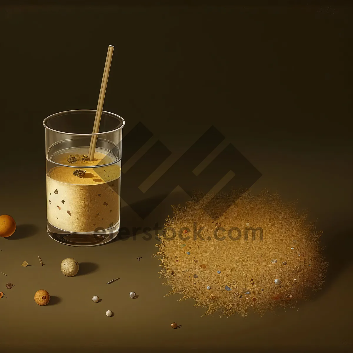 Picture of Refreshing Hot Coffee in Glass Cup