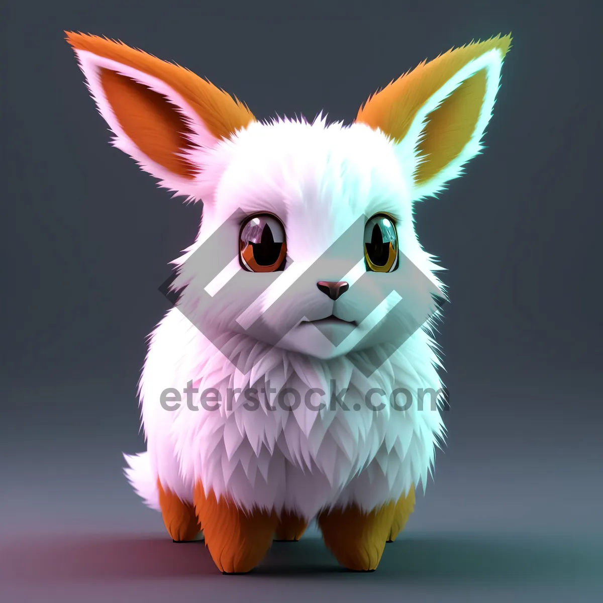 Picture of Fluffy Bunny Studio Portrait