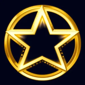 Golden Heraldry Gem: Elegant Symbol of Wealth and Power