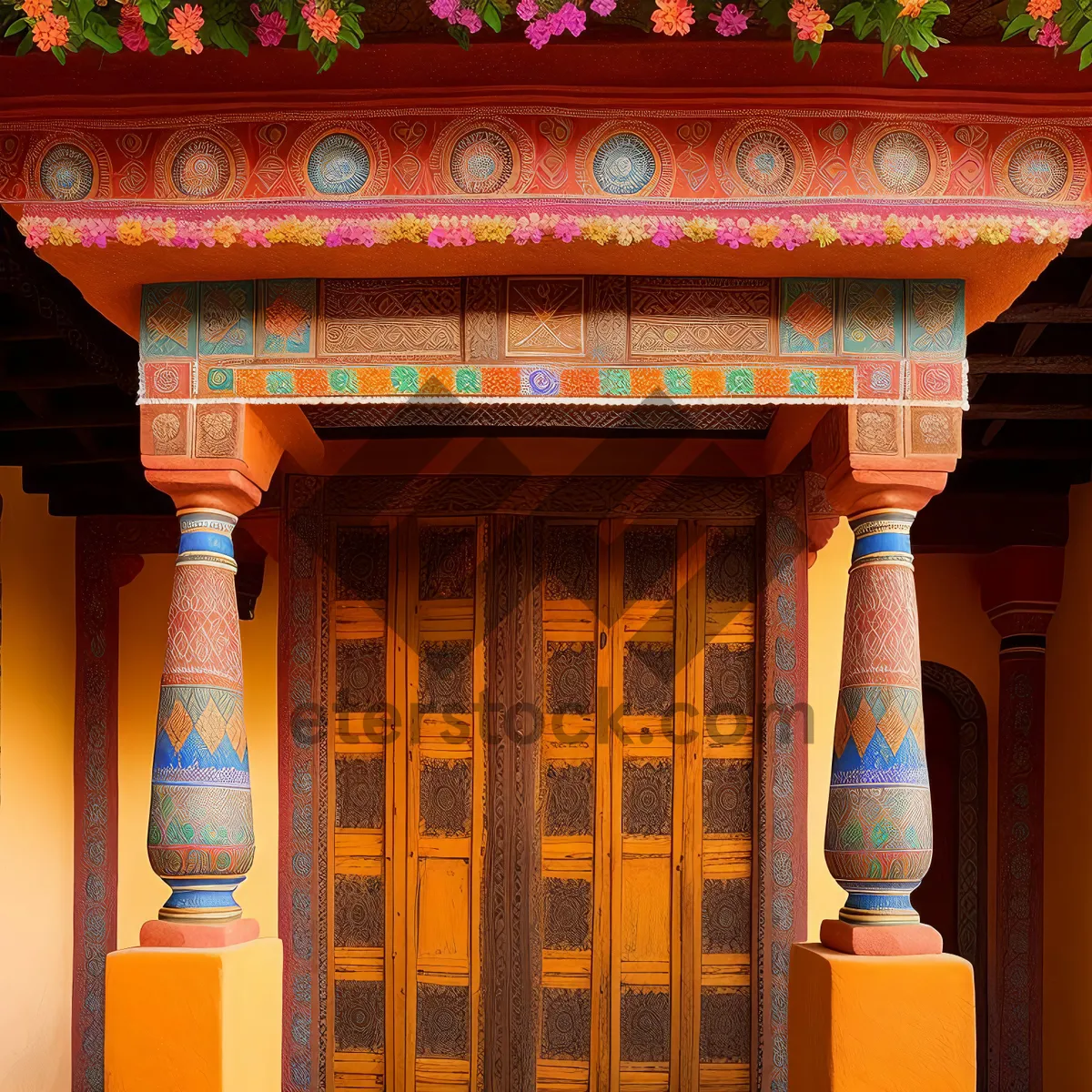 Picture of Old City Landmark with Historic Shop Facade