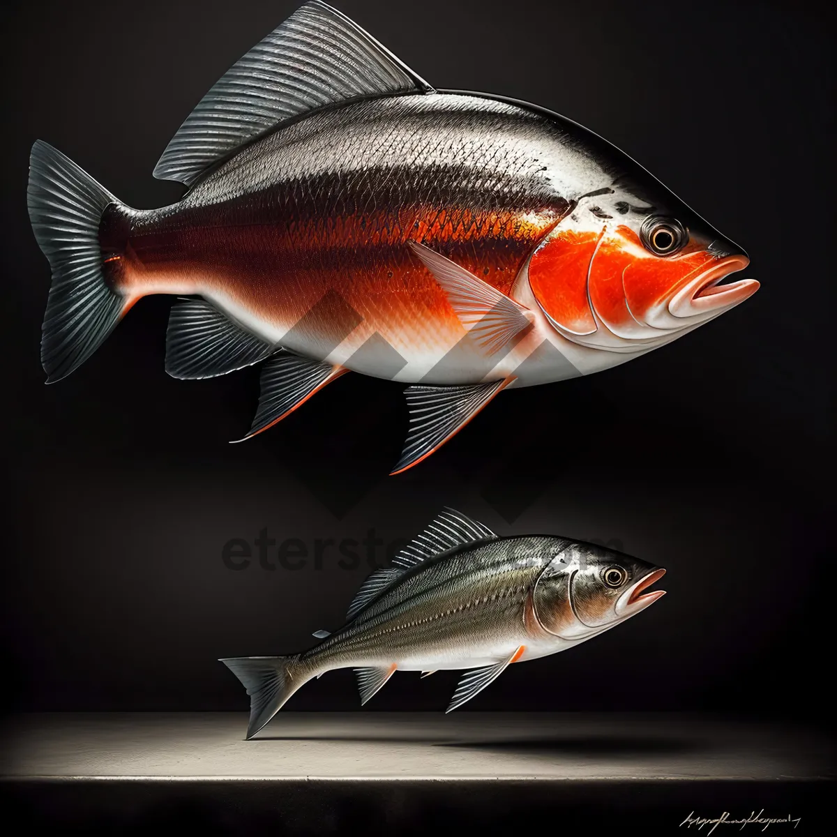 Picture of Golden Finned Snapper in Underwater Aquarium