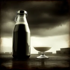 Transparent Cocktail Shaker Bottle for Party Bar