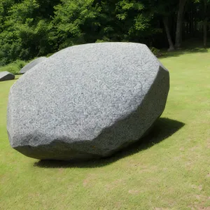 Megalithic Ottoman Seat on Grassy Memorial Ground