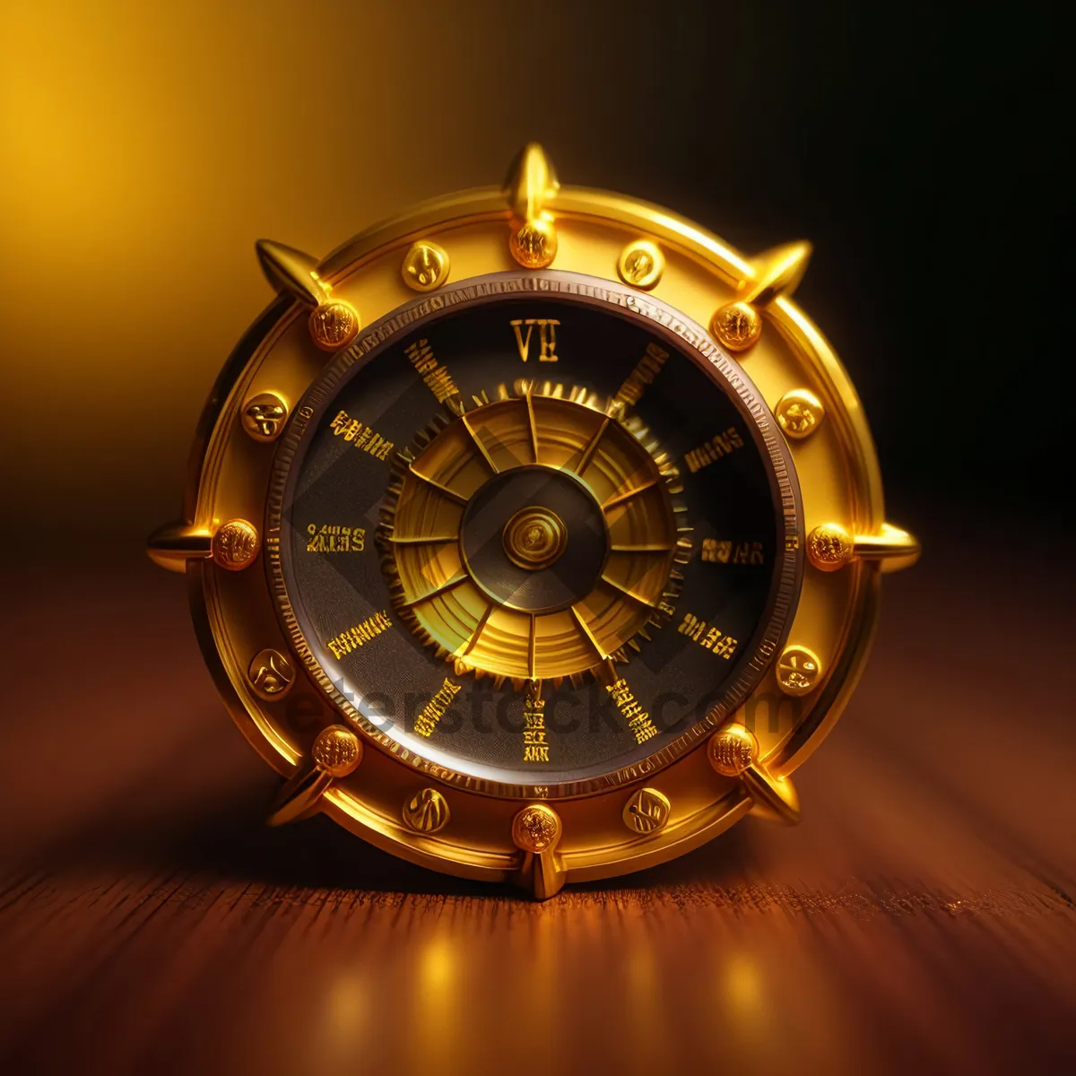 Picture of Clock Hand: Time Indicator Symbol in Circular Design