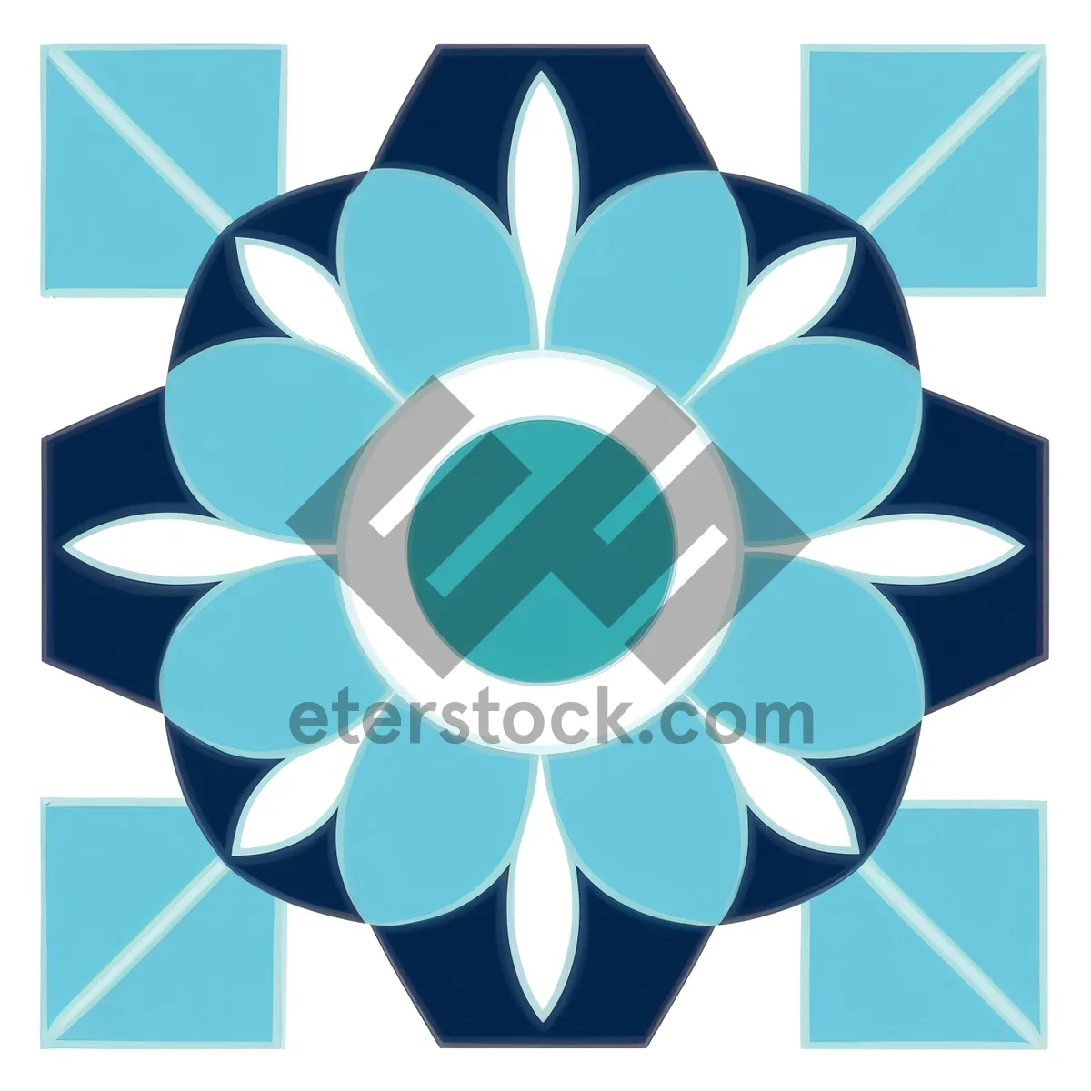 Picture of Lotus Symbol Icon - Graphic Design Masterpiece