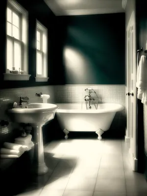 Modern Luxe Bathroom Retreat with Stylish Fixtures