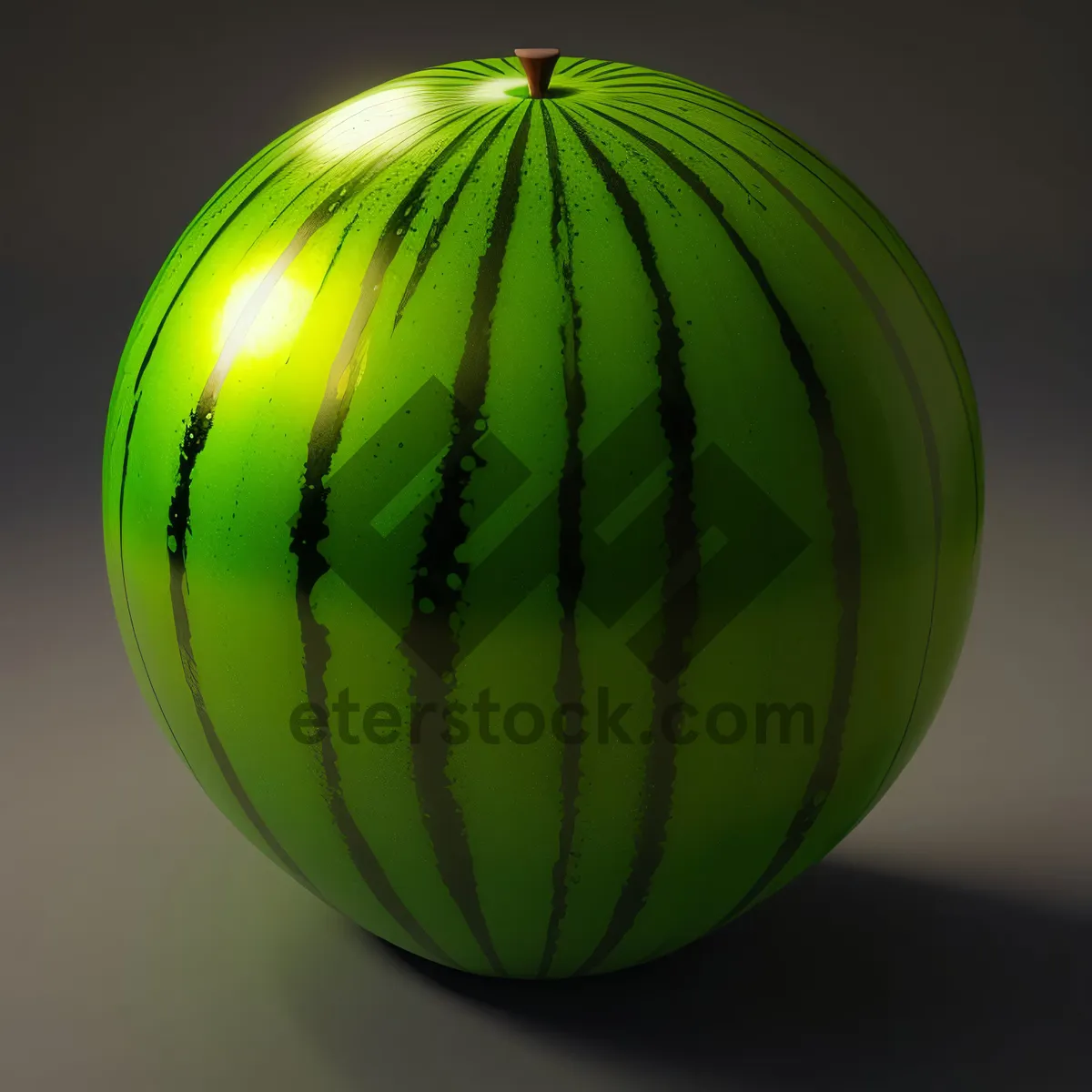 Picture of Freshly peeled apple, a healthy fruit choice.