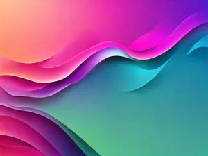 Abstract Colorful Fractal Energy Pattern Artistic Wallpaper