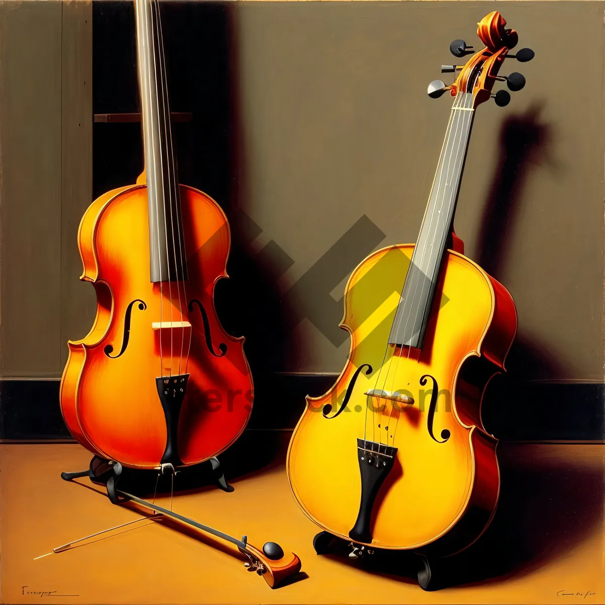 Picture of Rocking Strings: Musical Melody on Electric Guitar and Cello