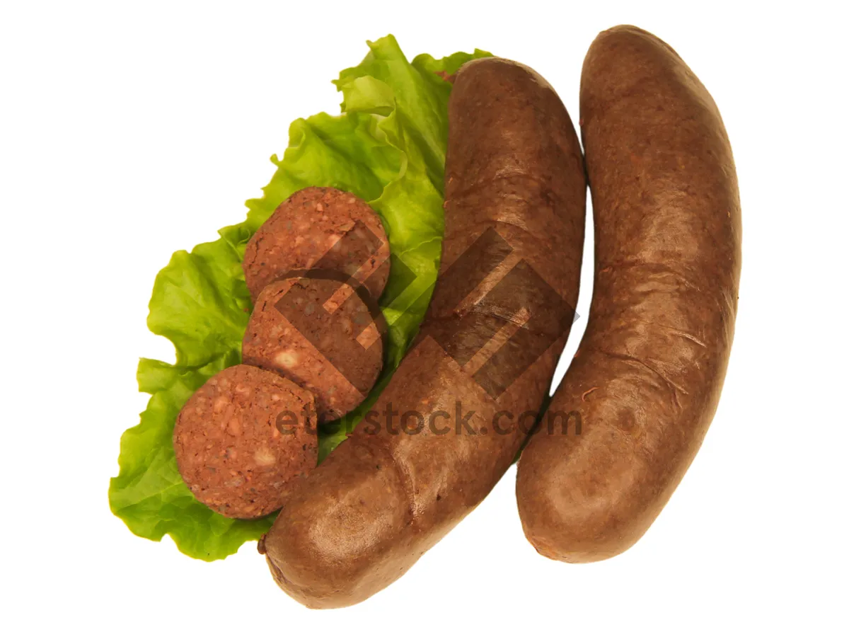 Picture of Healthy Vegan Sausage Salad on Wheat Bread