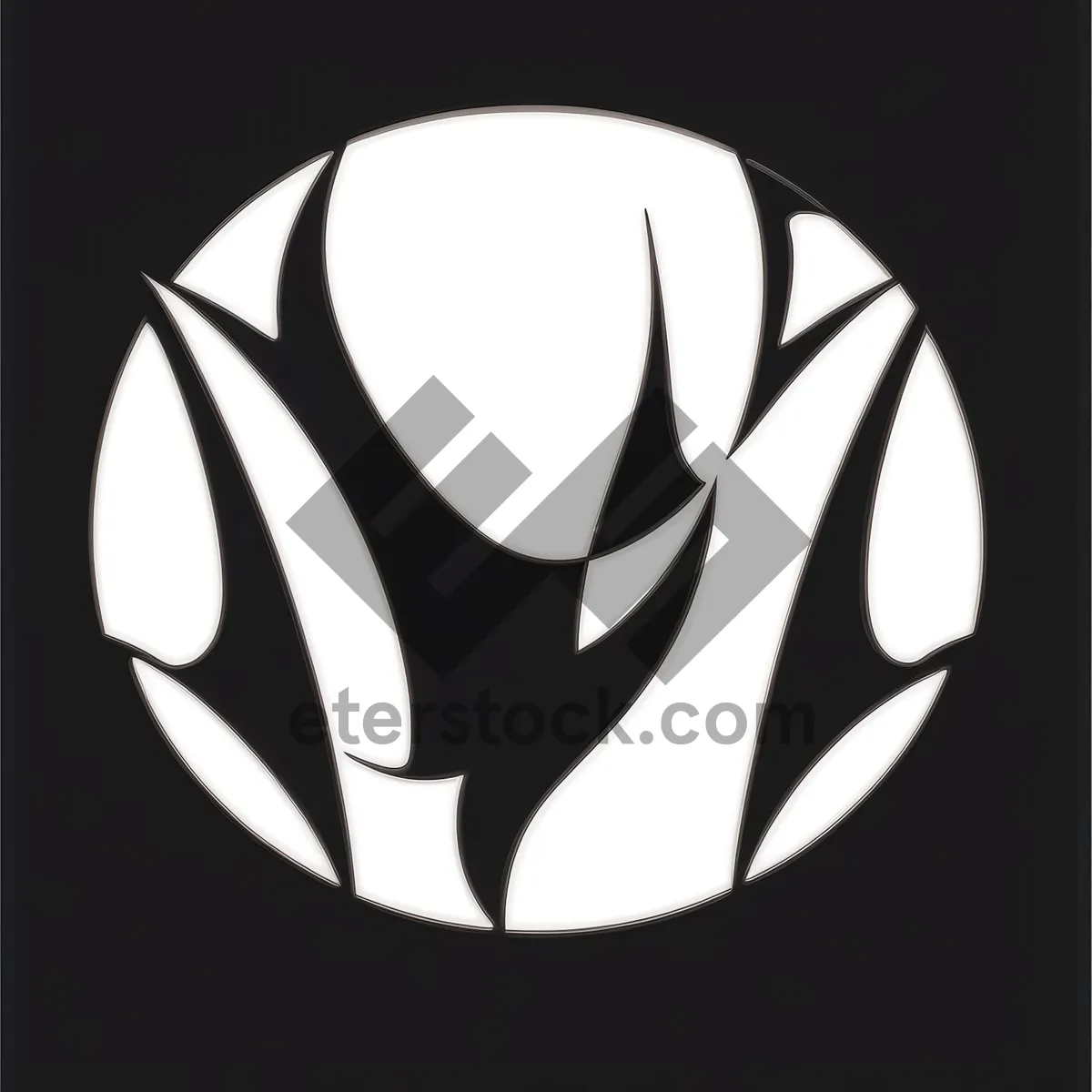 Picture of Black Graphic Design Symbol Icon - Artistic Sign