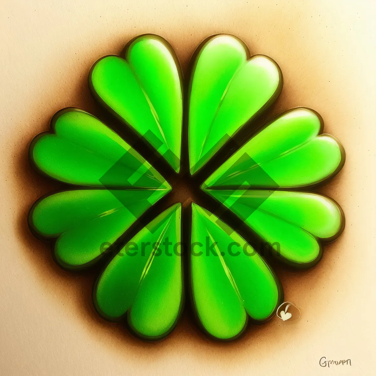 Picture of Colorful Clover Candy Decoration