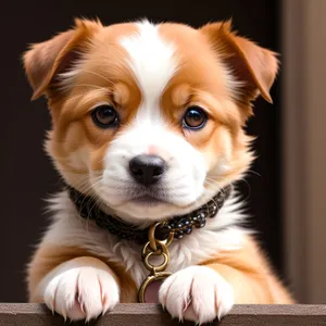 Cute White Spaniel Puppy - Adorable Purebred Canine