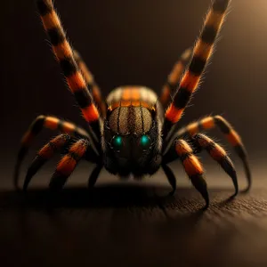 Barn Spider Close-Up: Captivating Arachnid Detail