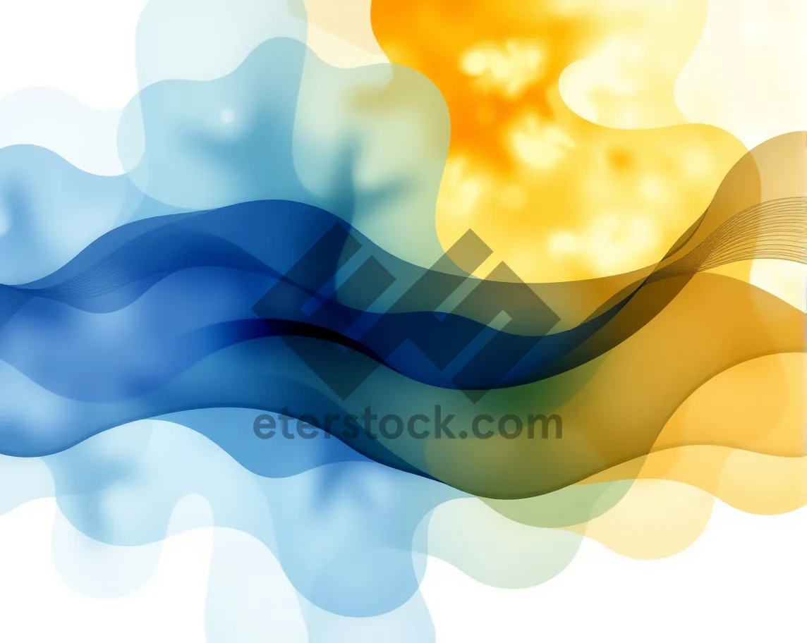 Picture of Abstract wave design pattern wallpaper - art and design