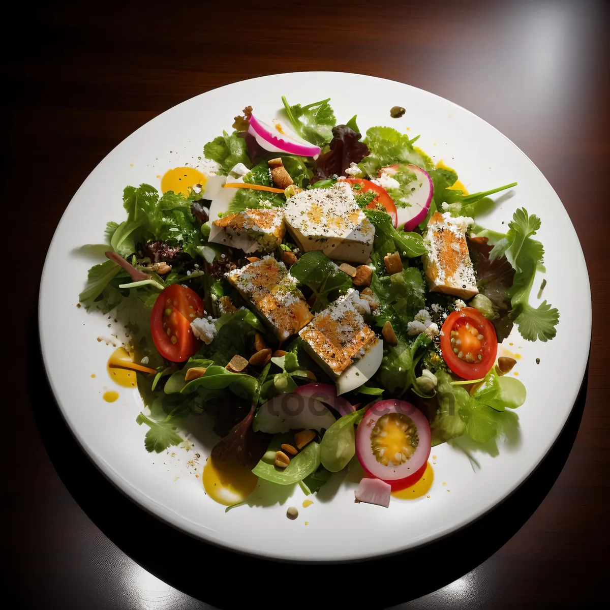 Picture of Fresh Vegetable Salad with Cheese and Pepper Guide