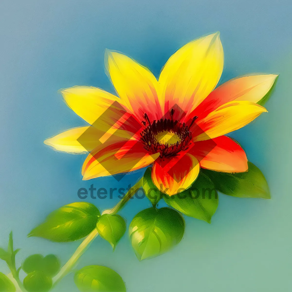 Picture of Vibrant Summer Sunflower Garden Blooms