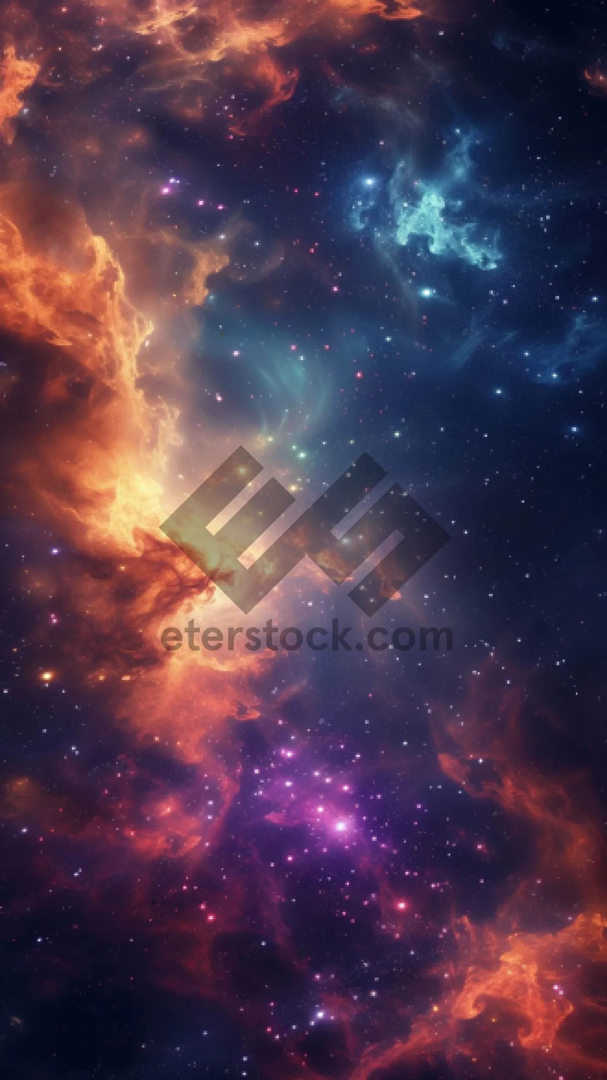 Picture of Starry Night Sky Galaxy Starfield Universe Wallpaper