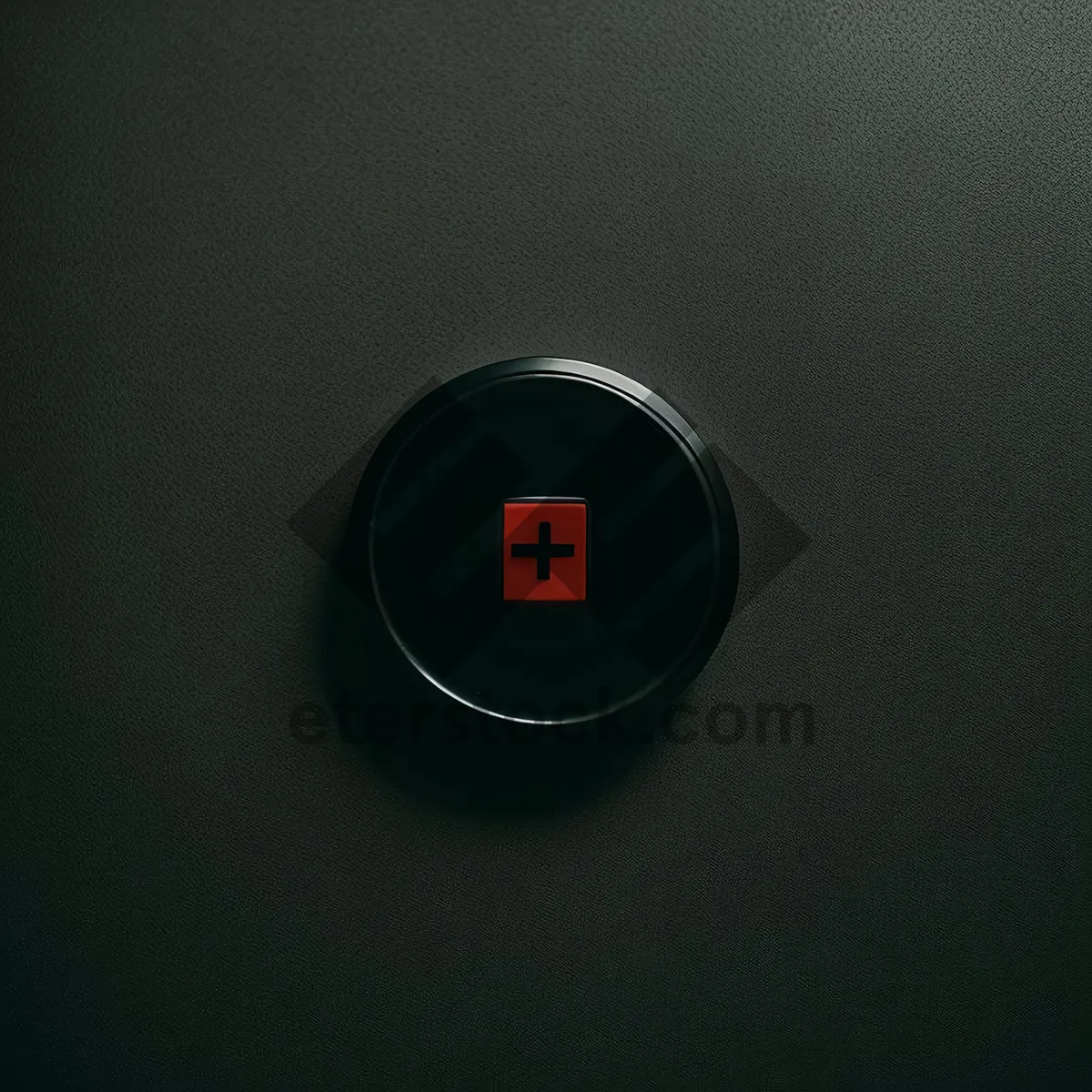 Picture of Black Lens Cap - Protective Covering with Push Button