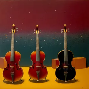 Melodious Stringed Instruments Create Musical Harmony